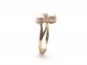 9ct Yellow Gold Cultured Pearl & Diamond Ring