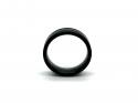 Tungsten Carbide Black & Wood Inlay Ring