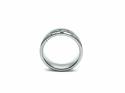 Tungsten Carbide & Carbon Fibre Cogs Inlay Ring