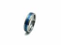 Tungten Carbide Blue IP Plating Ring