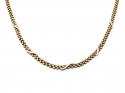 9ct Two Colour Panther Necklet