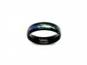 Tungsten Abalone Shell & Black IP Plating Ring