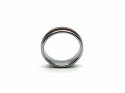 Tungsten Carbide & Double Wood Inlay Ring