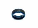 Steel Blue IP Plating & Black Carbon Fibre Ring