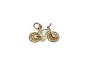 9ct Yellow Gold Moveable Bicycle Charm