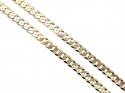 9ct Yellow Gold Curb Chain 21 Inch