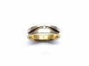 18ct White & Yellow Gold Diamond Wedding Ring