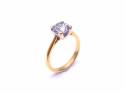 18ct Yellow Gold Diamond Solitaire Ring 1.74ct