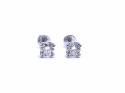 18ct White Gold Diamond Stud Earrings 1.00ct