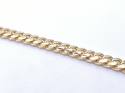 9ct Yellow Gold Close Linked Curb Bracelet 8.5inch