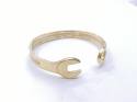 9ct Yellow Gold Spanner Torque Bangle