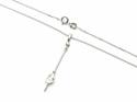 9ct CZ Pendant Chain & Earring Set