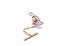 9ct Yellow Gold Golfer Tie Tack