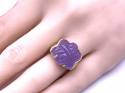 14ct Purple Jade Dress Ring