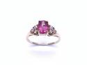 9ct Pink Tourmaline Solitaire Ring