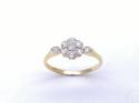 An Old Diamond Cluster Ring App 0.30ct