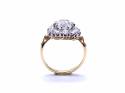18ct Old Cut Diamond Cluster Ring 3.71ct