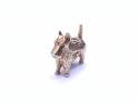9ct Terrier Type Dog Charm