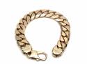 9ct Yellow Gold Heavy Curb Bracelet 9.5