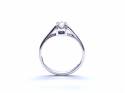 18ct Diamond Solitaire Ring Est 0.33ct
