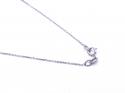 18ct Oval Halo Diamond Pendant & Chain 0.33ct