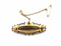 An Old 9ct Yellow Gold Brooch Birmingham 1906