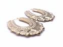 9ct Yellow Gold Large Creole Hoop Earrings 58mm