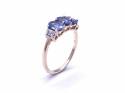 9ct Ceylon Sapphire & Zircon Ring