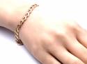 9ct Yellow Gold Curb Bracelet 10 Inch