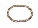 9ct Yellow Gold Bevelled Curb Bracelet