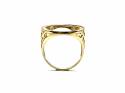 9ct Yellow Gold Full Sovereign Ring Mount Only