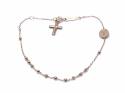 9ct Yellow Gold Rosary Bracelet 7 1/2 Inch