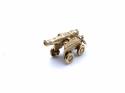 9ct Yellow Gold Cannon Charm