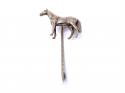 9ct Yellow Gold Solid Horse Pin