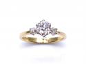 18ct Diamond 3 Stone Ring Est 0.82ct