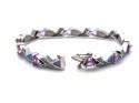 9ct Sapphire, Opal & Diamond Bracelet