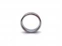 Tungsten Carbide Ring Brushed & Polished 8mm