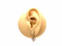 9ct Yellow Gold Amethyst Drop Earrings
