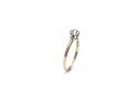 14ct Yellow Gold Diamond Solitaire Ring