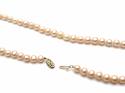 9ct Peach Freshwater Pearl Necklet