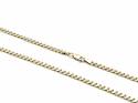 9ct Yellow Gold Curb Chain 19 Inch