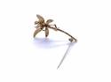 9ct Yellow Gold Dragonfly Brooch
