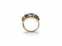 9ct Yellow Gold Multi Stone Pave Ring