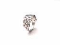 SIlver CZ Infinity Ring M