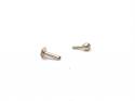 9ct Yellow Gold CZ Cartilage Stud