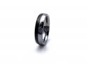 Tungsten Carbide Ring Black IP Plating 6mm