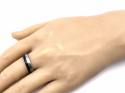 Tungsten Carbide Ring Black IP Plating 6mm