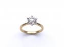 18ct Yellow Gold Diamond Solitaire Ring 1.41ct