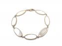 9ct Mother of Pearl Bracelet 7 1/2 inch