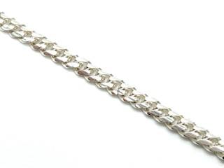 Silver Cuban Curb Bracelet 8.5 Inch